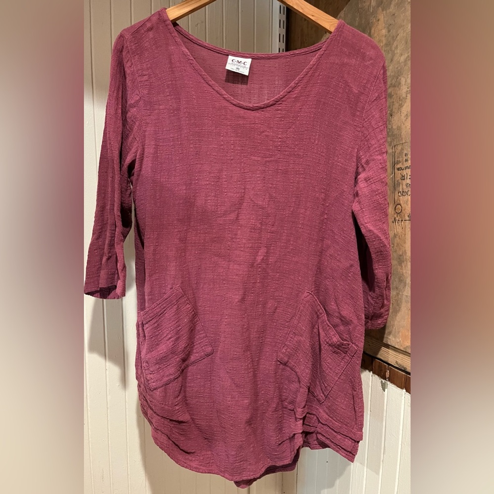 CMC Color Me Cotton 3/4 sleeve tunic